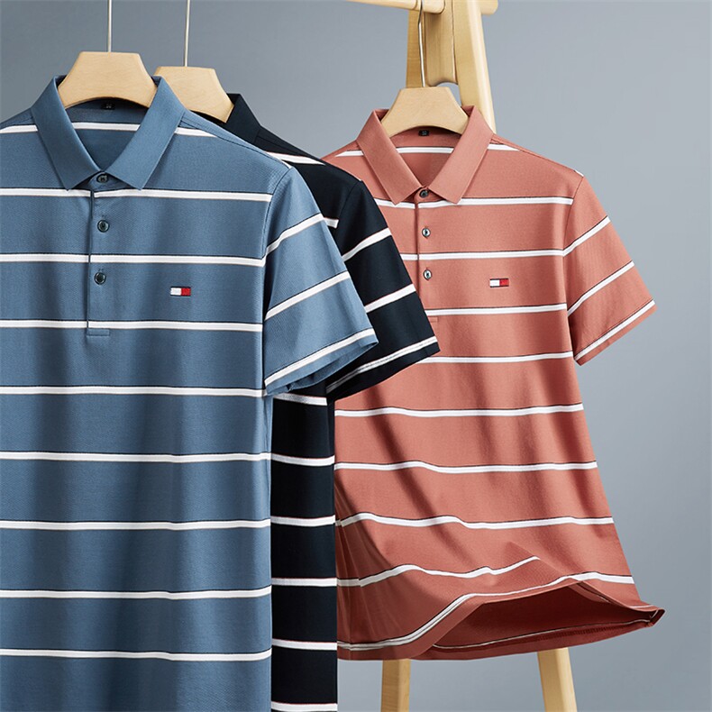 加大码M-8XL可穿到300斤夏季新款时尚休闲POLO弹力短袖6102-P90,男装T恤,星座613B