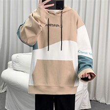 7XL-M港风卫衣男2023春季新款胖子长袖上衣加肥加大码主推货足,男装卫衣,钱塘717(原712)