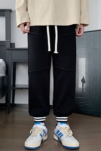 秋季新款男百搭港风卫裤K3209-P40控78图片