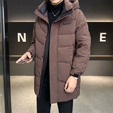 主推数据款羽绒服男中长中长款连帽外套白鸭绒B317/9933/P265，男装羽绒服，电商B317