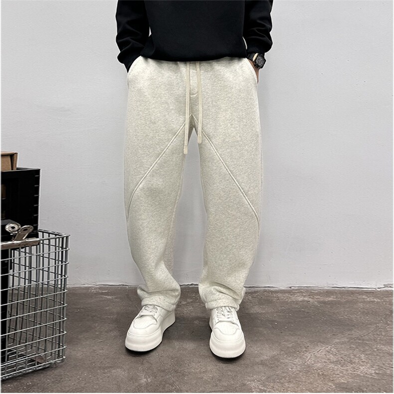 2025冬季加绒休闲卫裤高品质男士运动裤子9360P95，男装休闲裤，电商B332-1