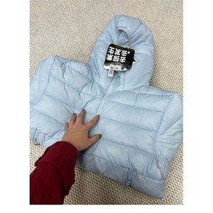 高品 冬季连帽排骨棉服多巴胺色系轻薄防泼水棉衣男女 A1227-P128图片