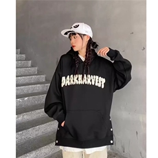 美式连帽小众设计感女卫衣2025新款春秋薄款冬季加绒加厚外套，女装短外套，星座1210-1