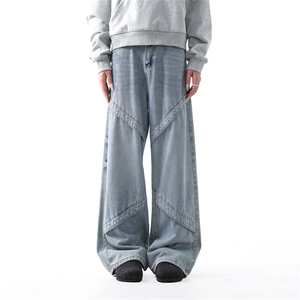 903-AK113-特P65【89】 S-XXL 设计走线牛仔裤！4图片