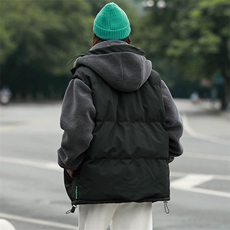 2024冬款潮羊羔绒棉服假两件时尚棉衣外套男女8338-P130控价178，男装棉衣，电商A441-1