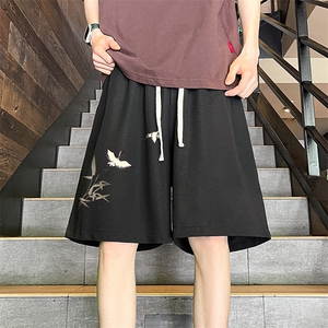 冰丝短裤男士大码宽松休闲五分裤男运动中裤 MK37394-P15图片
