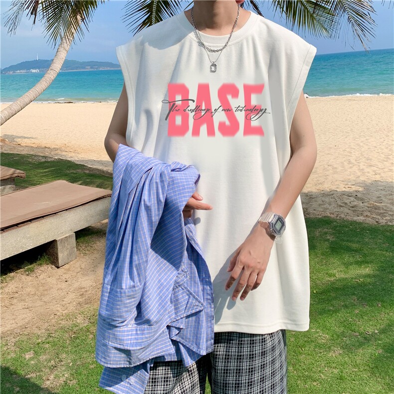 量大图低自动【有货】纯棉背心HD019-1-BX2555-P20，男装背心/马甲，电商019-1