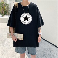 DX17008-P20纯棉短袖t恤男大码半袖打底衫宽松体恤衫港风，男装T恤，电商A040