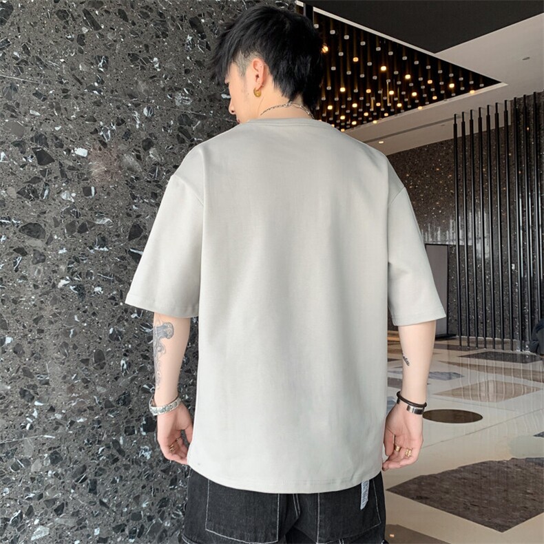 新款休闲T恤衫小码P22　大码P25,男装T恤,星座1106-2（原1111B）