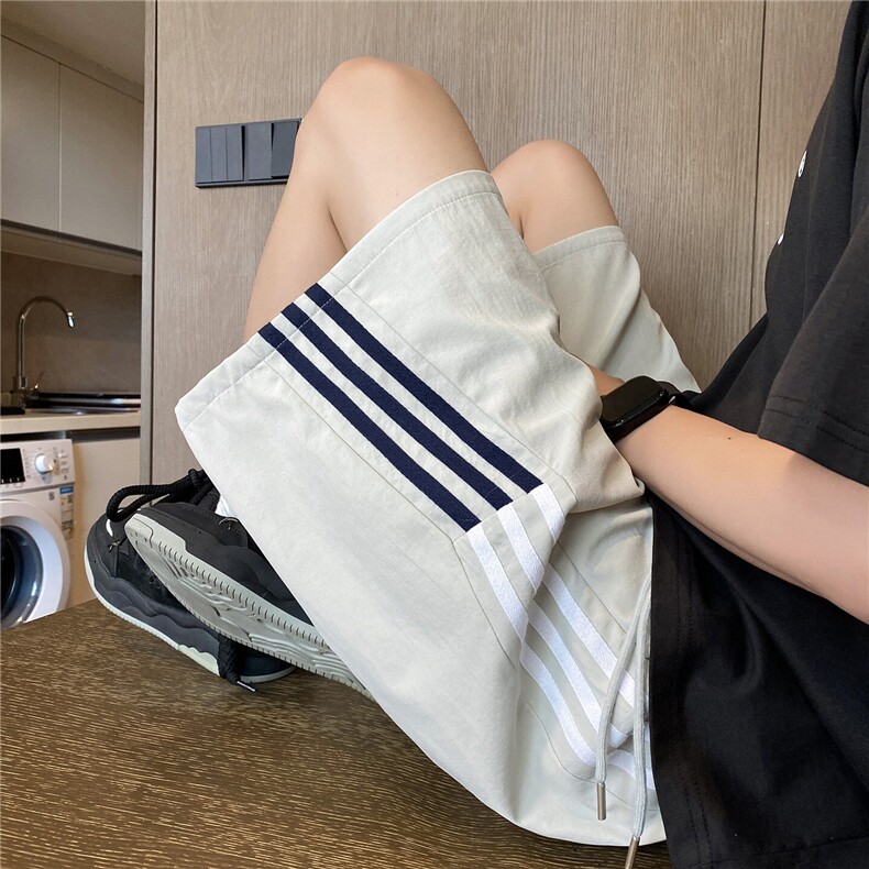 夏季新款美式潮流条纹宽松速干休闲短裤B315-K25563-特p25控48,男装休闲裤,电商B315