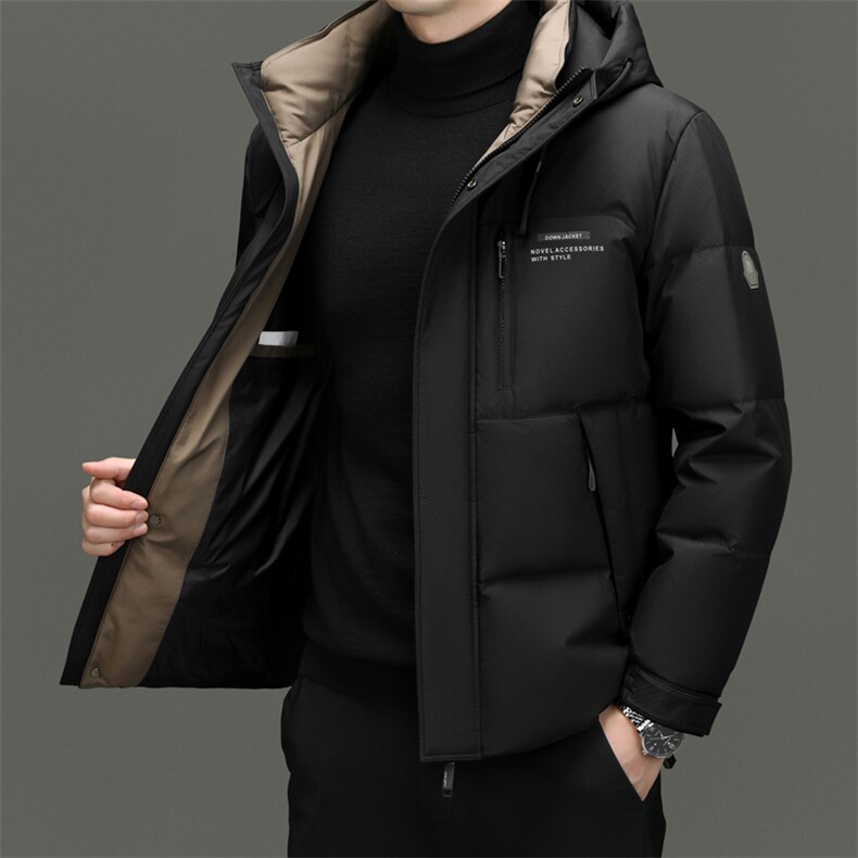 DF31822钱塘2020-2时尚休闲冬季厚款简约中年男士羽绒服P283,男装羽绒服,钱塘207-2