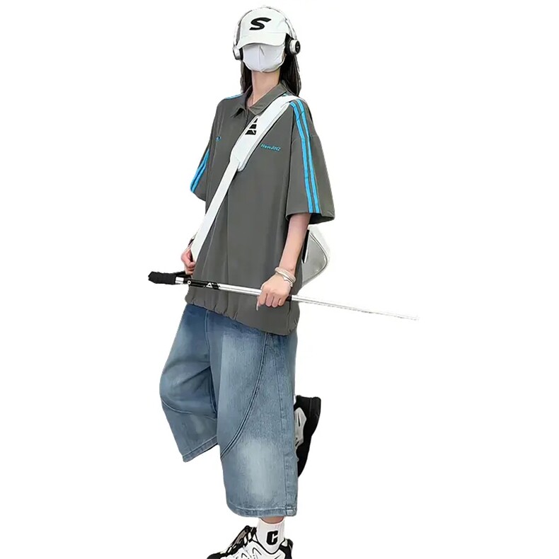 户外撞色运动polo短袖t恤男女xh126-特p35,男装T恤,电商B367
