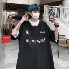 短袖新款青春流行潮流潮T恤夏季男标准圆领卡通动漫时尚潮牌，男装T恤，星座716-2