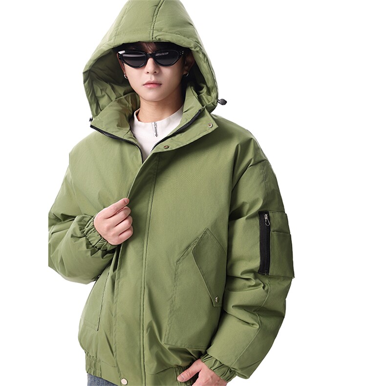 棉服男冬季新款港风宽松连帽棉衣MF9006-P90,男装棉衣,星座214-3