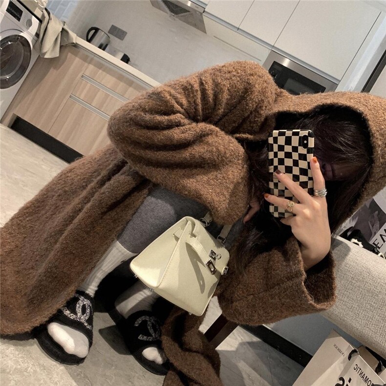 连帽长款大开衫，其它，XTZ style