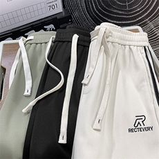 高点击秋季秋冬港风宽松阔腿运动裤X416b-1-KL906-特P40控58，女装休闲裤，星座416B-1