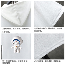 LD54233-P45连帽短袖t恤男大码胖子带帽五分袖中袖展架，男装T恤，电商A040A