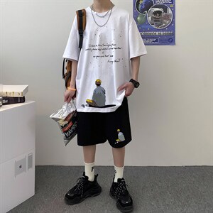 夏季短袖休闲潮牌潮流2023新款运动套装男潮搭配A161-2-TZ07-P50图片