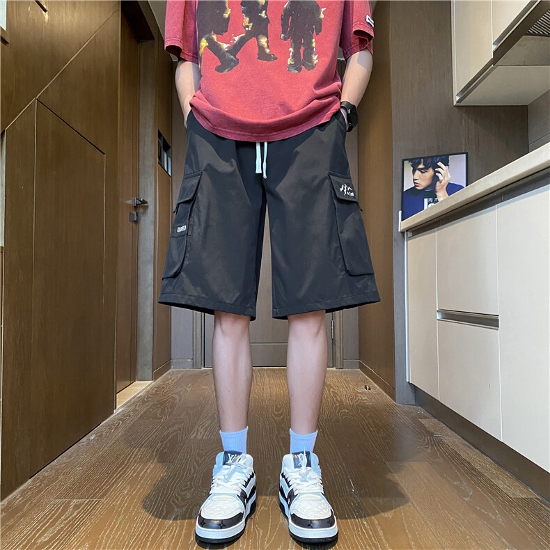 2024夏季新款工装大口袋小标宽松休闲短裤B315-K24116-特p30控58,男装牛仔裤,电商B315