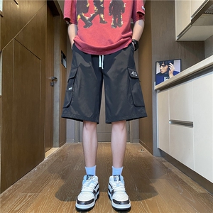 2024夏季新款工装大口袋小标宽松休闲短裤B315-K24116-特p30控58图片
