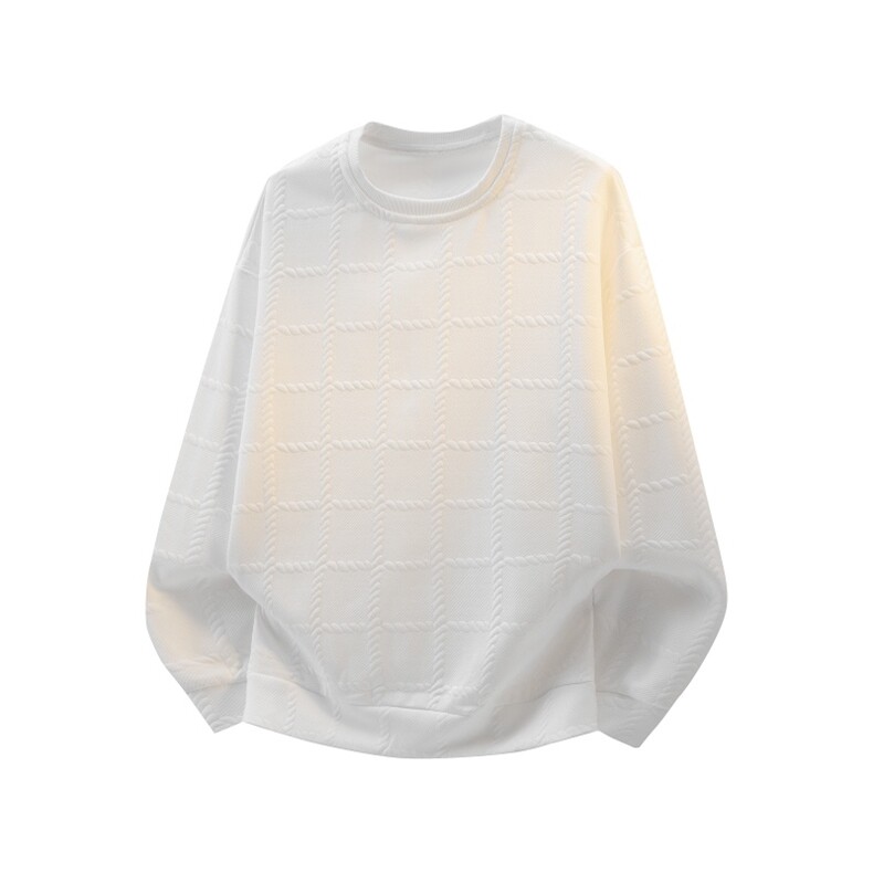 W108/P35春装潮卫衣男美式ins休闲宽松大码T恤男上衣，男装T恤，电商基地A050