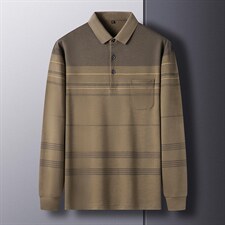 D66180钱塘2020-2中年男士春秋新款百搭休闲长袖T恤主推款P57，男装T恤，钱塘207-2