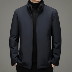 鹅绒羽绒服中青年男士可脱卸内胆冬季休闲外套DFLDY11003-P345图片