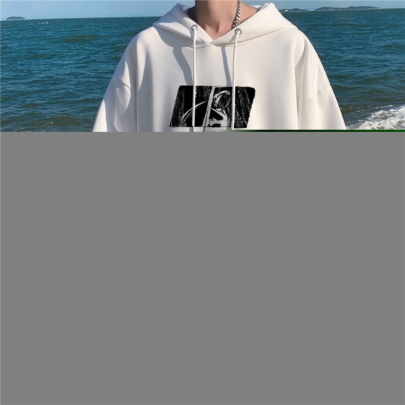 ！重磅大码M-4XL得物品质加厚连帽卫衣RH6245-特P35加绒P43,男装卫衣,星座610B-1