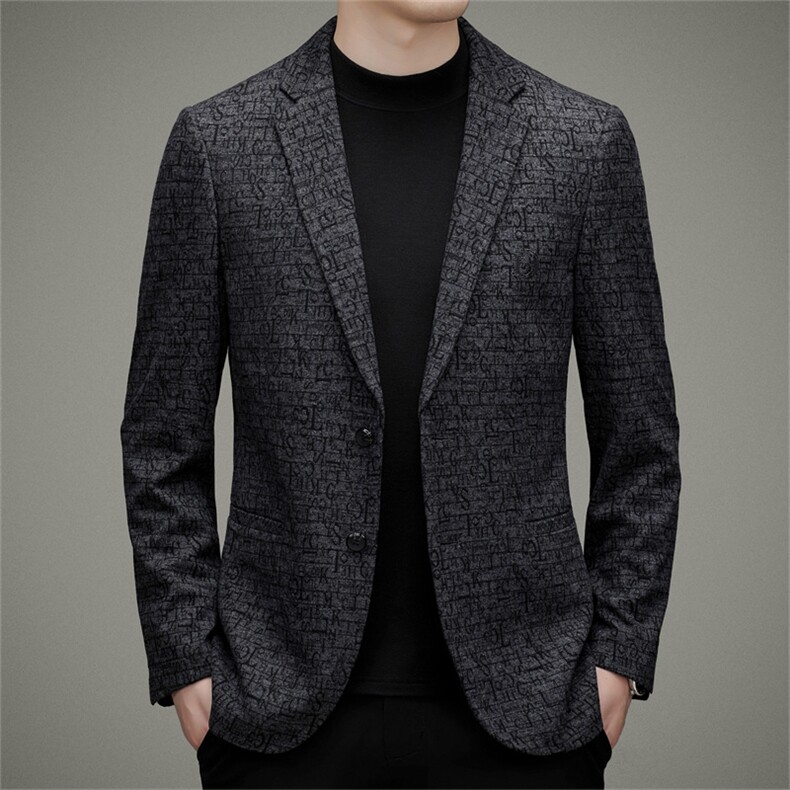 DJ6829钱塘2020-3中年男士秋冬季新款商务休闲百搭西服P157图片