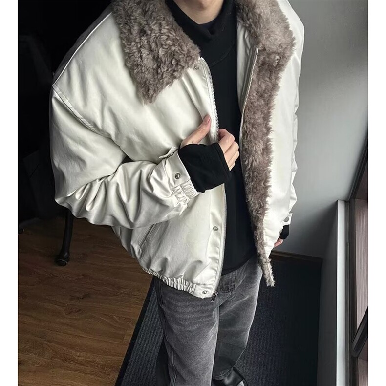网图冬季美式座山雕翻领毛领棉衣保暖夹克棉服A025-FY1320-P90,男装夹克,电商A025