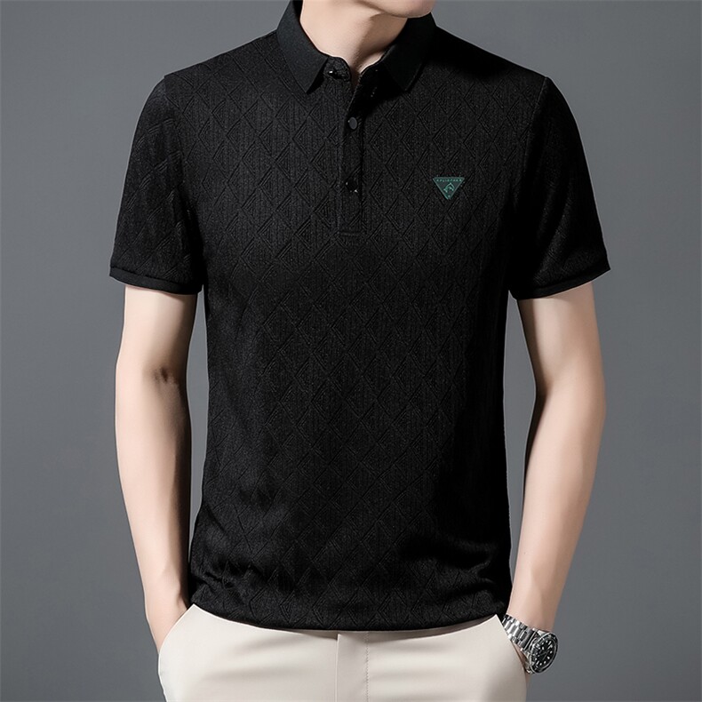 短袖POLO男装商务翻领夏季中青年时尚休闲百搭打底衫ZL617-P55,男装Polo衫,星座1105-3