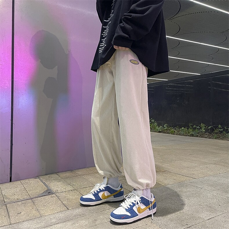 703-K275-P45春季基础款5色灯芯绒糖果色休闲长裤,男装休闲裤,星座703