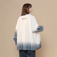 渐变色长袖衬衫X1213-DY155-P50控68（纤维），男装衬衫，星座1213