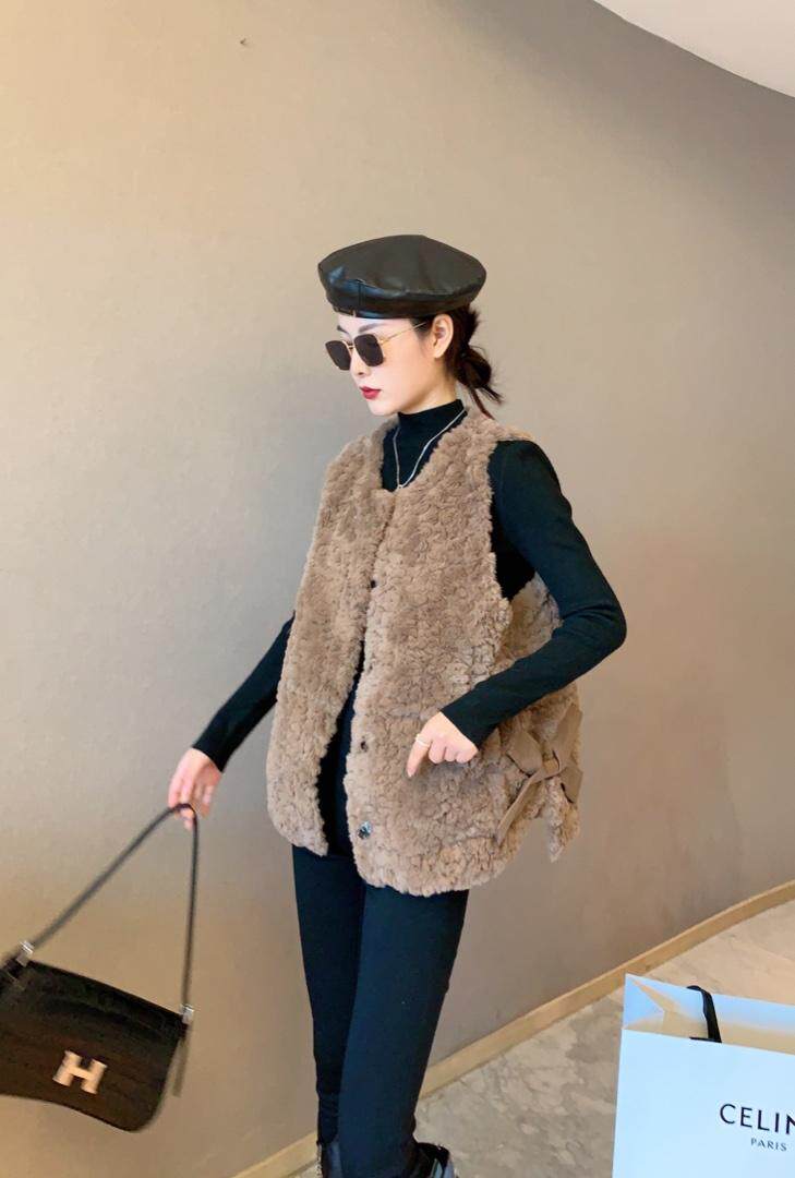 皮毛马甲，女装马甲，木木瑶果