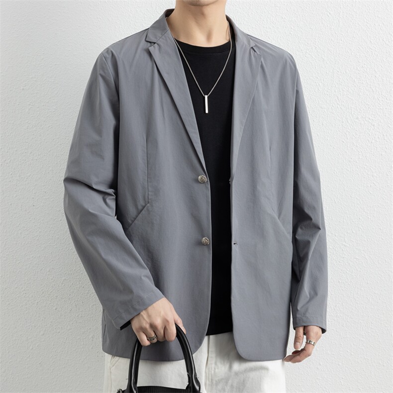 春季新款商务风西装外套男休闲西服男士西服JK02629-P83，男装西服套装，星座308B-2