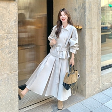 秋季新款已出货风衣套装2C123-1262-P210-K318，女装风衣，2C123