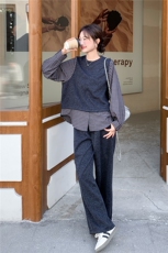 已出大货【26春新款】假两件套装2D001-6757-P175-K288，女装套装/套裙，2D001