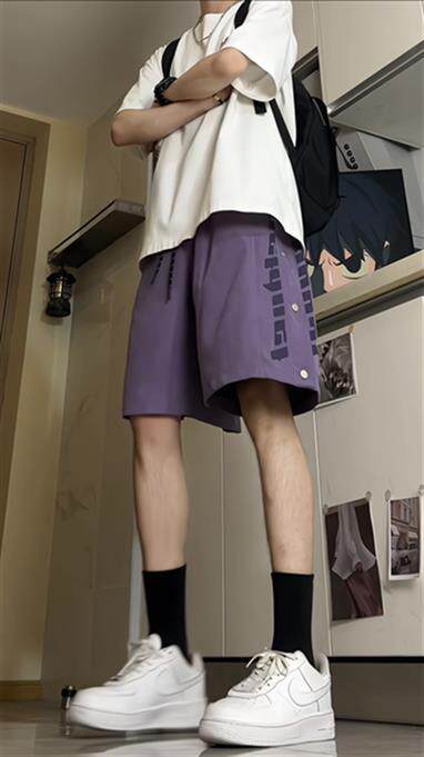 夏季休闲裤男高街短裤速干运动五分裤DK097/P4568,男装牛仔裤,电商D202