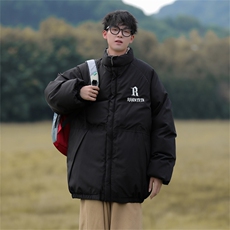 F65-P70美式复古立领面包服外套男2024冬季潮牌保暖棉服棉衣，男装棉衣，星座512-6