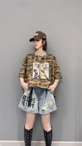 夏季重工T恤图片