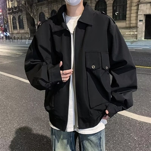 F206-P63 2024新款设计感休闲百搭外套春季多口袋工装夹克男现货图片