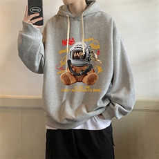 纯棉连帽卫衣男大码运动帽衫宽松薄WY2281-P35，男装卫衣，电商A040