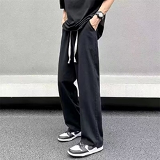 日系复古牛仔裤男宽松直筒2025秋季新款潮牌坠感阔腿工装老爹长裤，女装休闲裤，星座1210-1