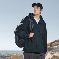 港风户外冲锋衣外套夹克连帽登山港风防水男女款夹克JK92411P50，男装夹克，电商A128