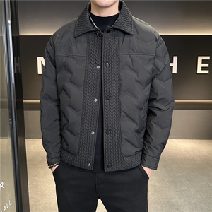 冬季现货主推不断货翻领轻薄灰鸭绒简约羽绒服外套YR121P155图片