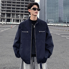 天台风工装飞行夹克男秋季立领棒球服外套A436-1807-P80119，男装夹克，电商A436