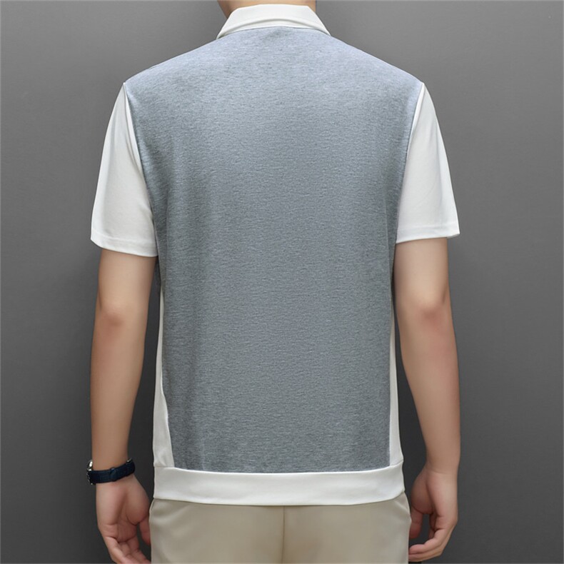 青年时尚短袖T恤男上衣夏季男士休闲免烫T恤POLO衫QS3008-P70,男装Polo衫,星座1105-3