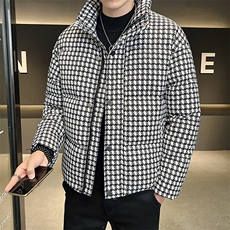 羽绒服男2025冬季新款宽松休闲面包服外套保暖B317/1825/P185，男装羽绒服，电商B317