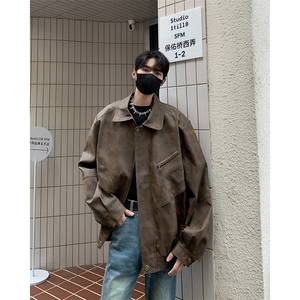 美式潮牌麂皮绒夹克棉衣休闲外套M0135-P93图片