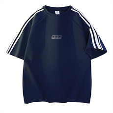 藏青拼白织带